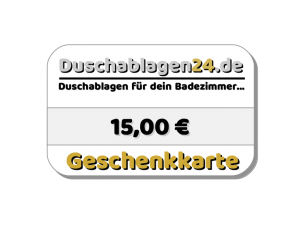 Duschablagen24.de Geschenkkarte - 15,00 €